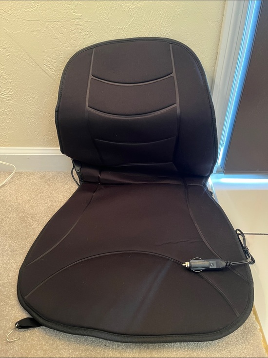 Car & Driver Other - Black Car Seat Massage and Heat Cushion